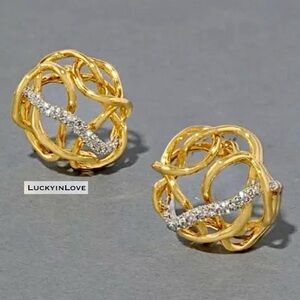 Alexis Bittar • Solanales Twisted Button Earrings